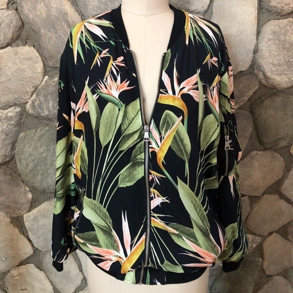 Zara Bird of Paradise Bomber Jacket - Picture 4 of 5